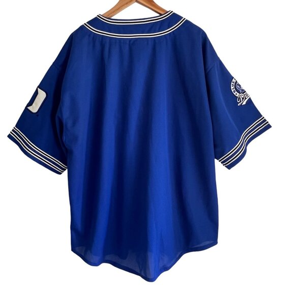Vintage Colosseum Duke Blue Devils Baseball Jersey 2XL NCAA Retro EUC - Picture 2 of 14